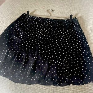 Mini skirt in night stars